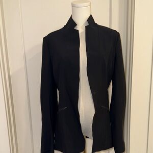 Athleta Classic Black Women's Blazer Stretchy Material